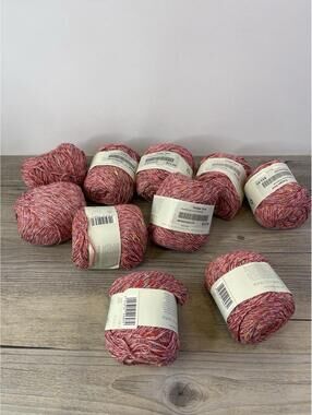 Rowan Purelife Revive Firestone – 10 Skeins – Recycled Silk/Cotton/Viscose Lot